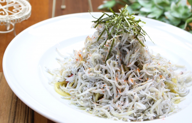 しらすのペペロンチーノ